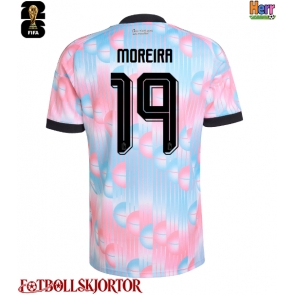 Belgien Diego Moreira #19 Bortatröja VM 2026 Kortärmad